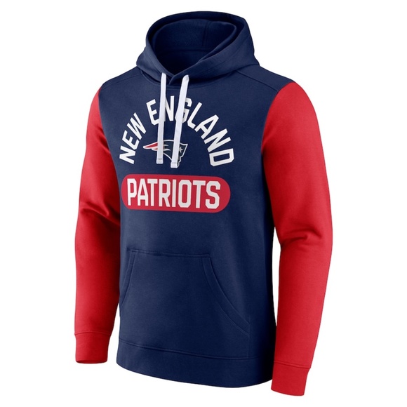 NFL Other - Patriots NFL Team Apparel Blue Red Logo Hoodie sz small